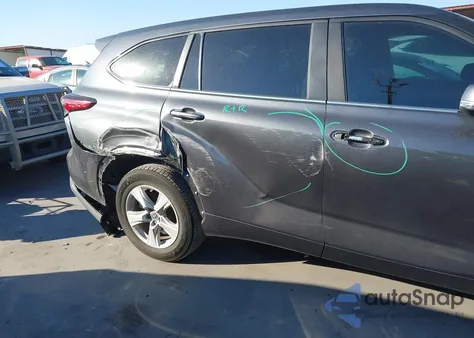 2023 Toyota Highlander Le z USA, uszkodzony, nr VIN 5TDKDRBH2PS019712